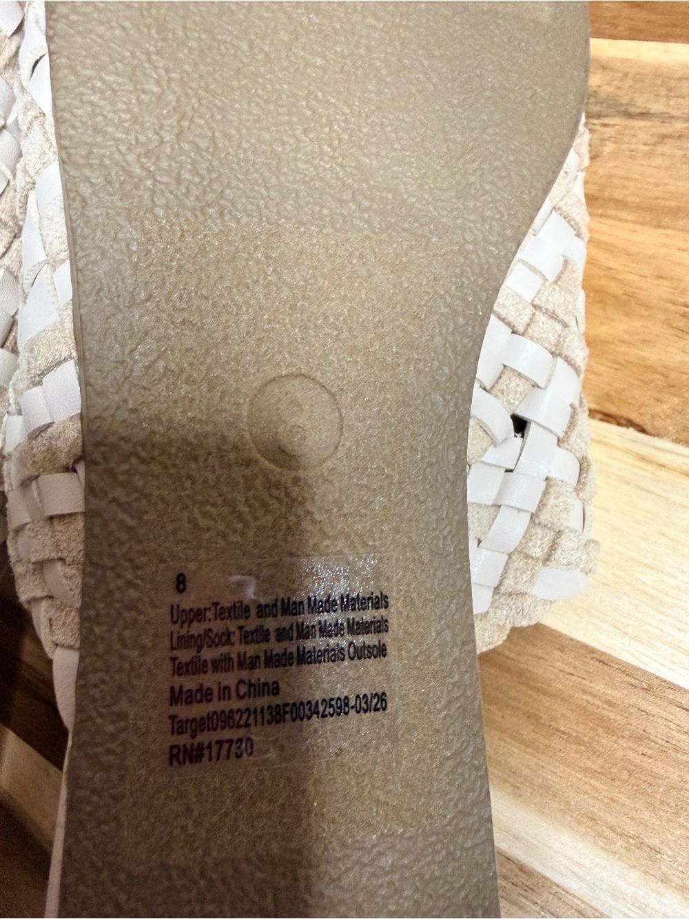 Universal Thread Beige Woven Pointed Slip-On Mules - Picture 5 of 5